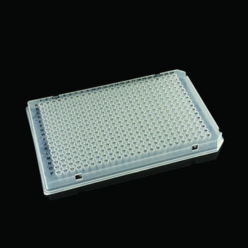 384 Well PCR Plate Skirted, Clear, Roche-Type Two-Notch