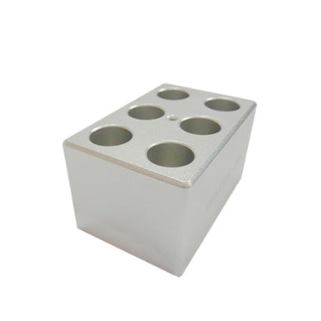 Interchangeable blocks for 6 tubes of 2ml