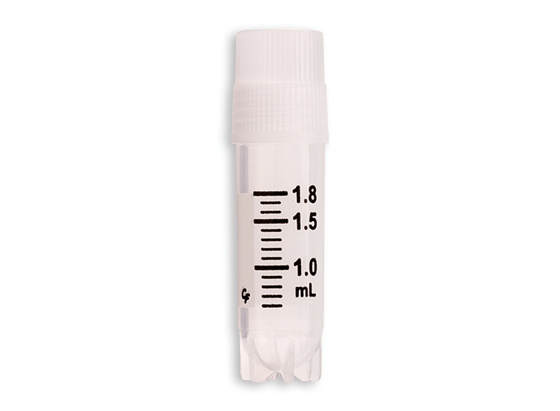 1.8mL Externally threaded CryoFreeze vial, Sterile, stargrip base - Uniscience Corp.