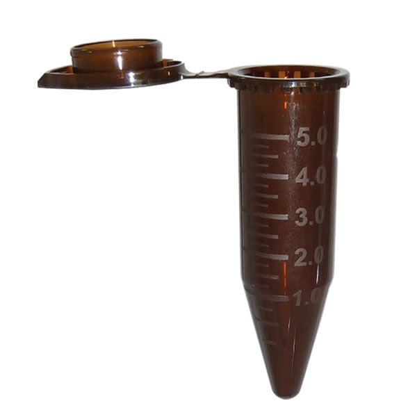 5 mL Centrifuge Tubes Amber Sterile - Uniscience - Uniscience Corp.