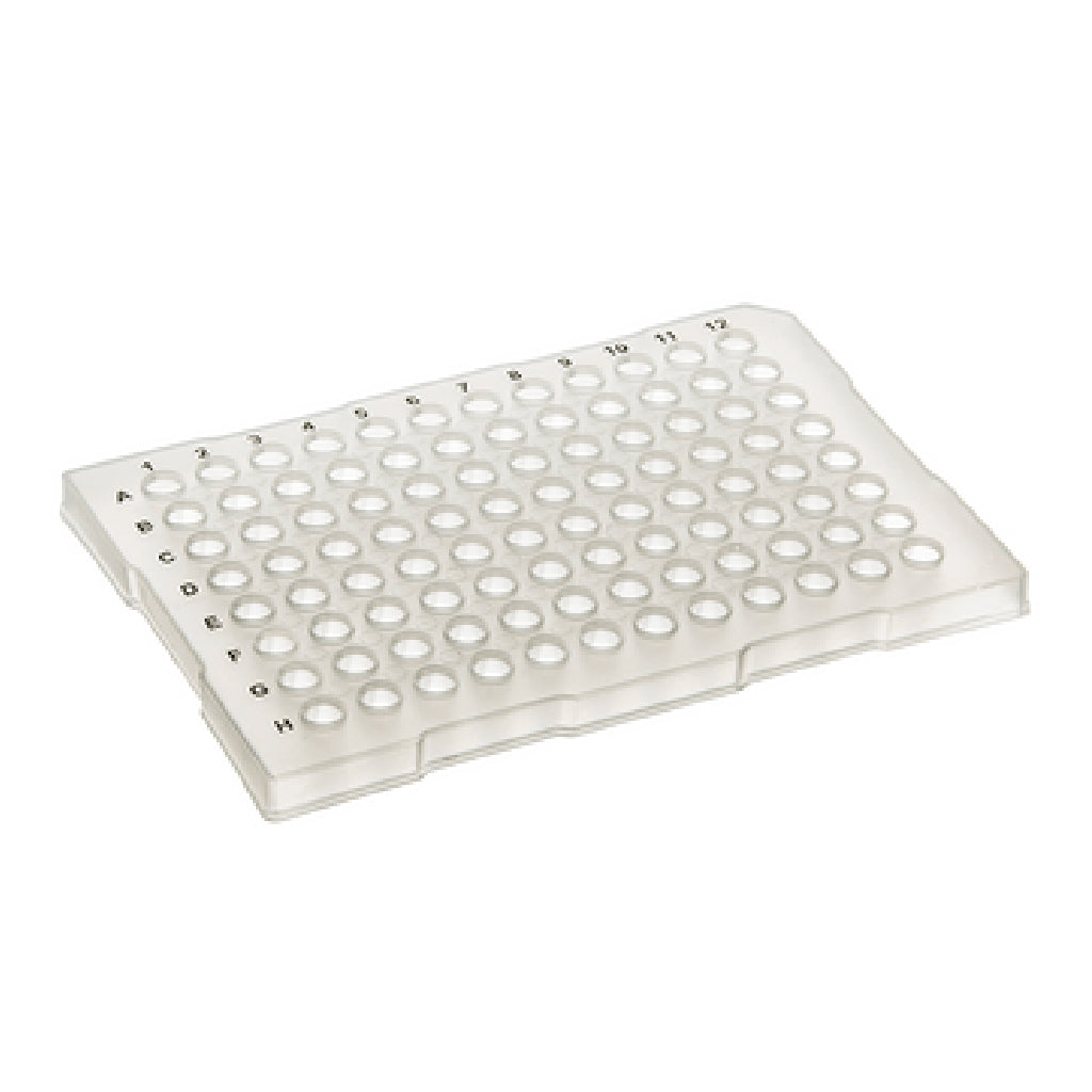 0.1ml 96 Well PCR Plate Low Profile, ABI-Type, Semi Skirted