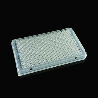 384 Well PCR Plate Skirted, Clear, Roche-Type Two-Notch