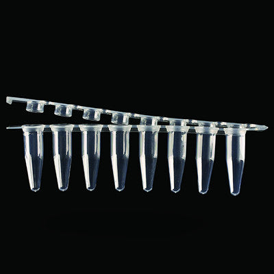 Strip Tubes with Attached Strip of Caps (Z) - Uniscience - Uniscience Corp.
