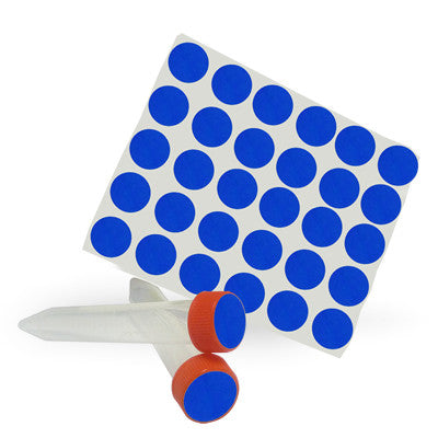 Dot Labels Sheets 3/4″ Diam. – Dark Blue - Uniscience Corp.