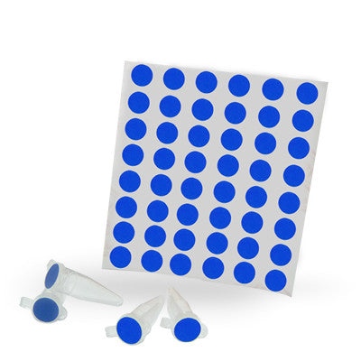 Dot Labels Sheets 1/4″ Diam. – Dark Blue - Uniscience Corp.